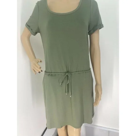 battle green color dress Kelly Green V-Neck Maxi Dress with Dolman Sleeves